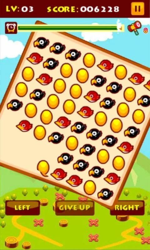 旋转小鸟消消看游戏