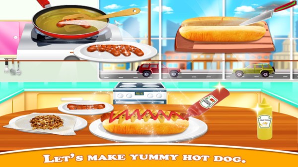 街头小吃烹饪赛游戏