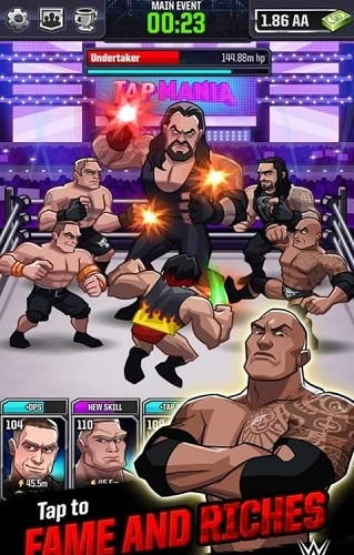 wwe狂热摔跤手机游戏
