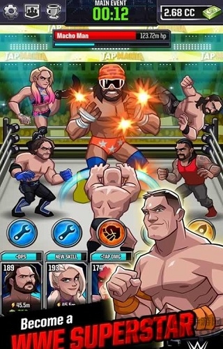 wwe狂热摔跤手机游戏