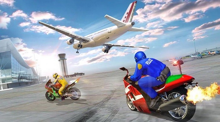 警察特技驾驶游戏(police bike stunks)