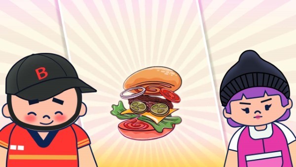 沙威玛汉堡店游戏