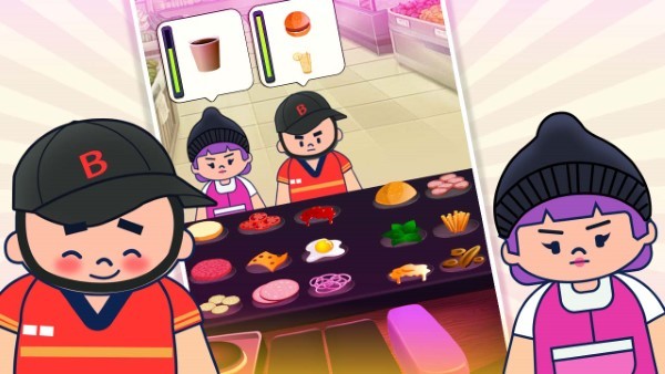 沙威玛汉堡店游戏